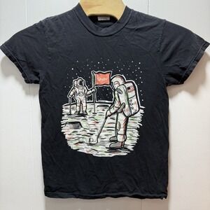Barstool Sports Golf T Shirt Mens Size Small Space Astronaut Logo Comfort Colors